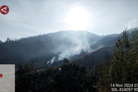 95 persen kebakaran Kawasan Hutan BTNG Rinjani Berhasil Dipadamkan