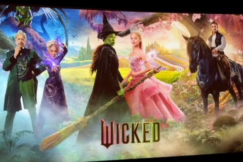 Hijau dan pink warnai penayangan film musikal 'Wicked'