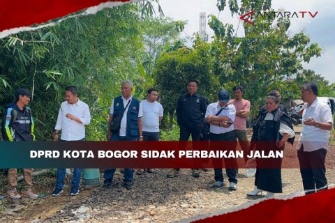 DPRD Kota Bogor sidak perbaikan jalan