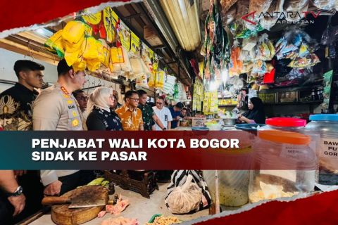 Penjabat Wali Kota Bogor sidak ke pasar