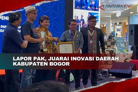 Lapor Pak, juarai Inovasi Daerah Kabupaten Bogor