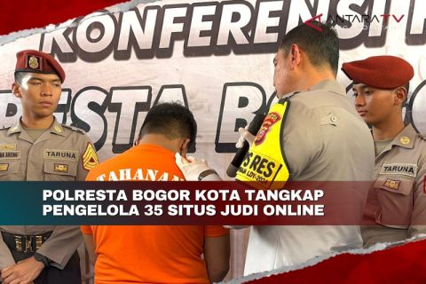 Polresta Bogor Kota ringkus pengelola 35 situs judi online