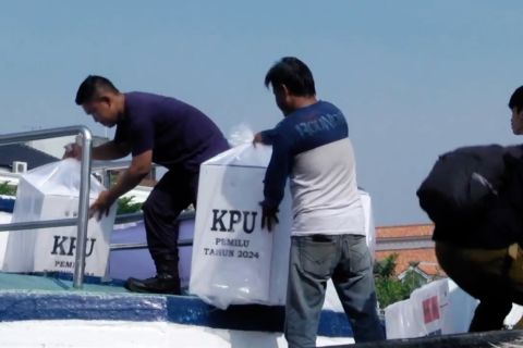 KPU DKI sebut logistik pilkada tiba di seluruh TPS H-1 pencoblosan