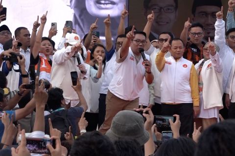 Ridwan Kamil mengaku terkesan akan beragam sambutan warga Jakarta