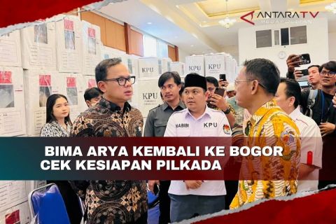 Bima Arya kembali ke Bogor cek kesiapan pilkada