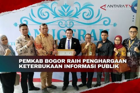 Pemkab Bogor raih penghargaan keterbukaan informasi publik