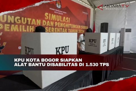 KPU Kota Bogor siapkan alat bantu disabilitas di 1.530 TPS