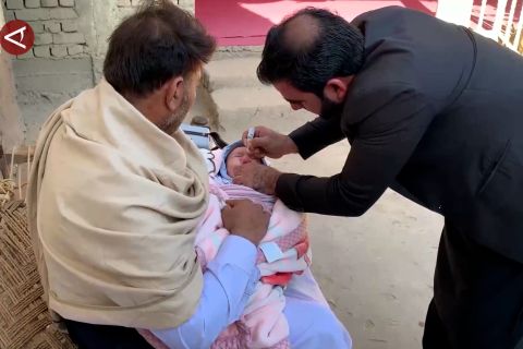 Dalam tiga hari 5,3 juta anak Afghanistan jadi sasaran vaksinasi polio