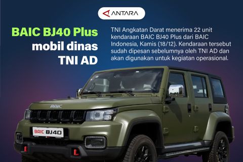 BAIC BJ40 Plus mobil dinas TNI AD