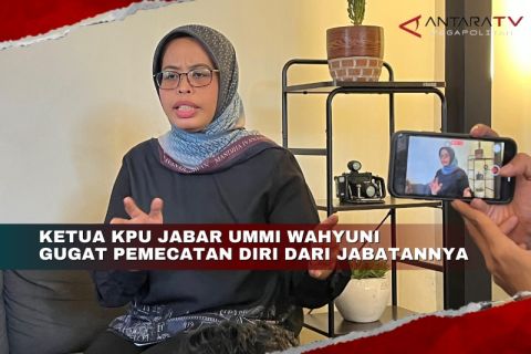 Ketua KPU Jabar Ummi Wahyuni gugat pemecatan diri dari jabatannya