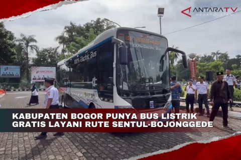 Kabupaten Bogor punya bus listrik layani rute Sentul - Bojonggede