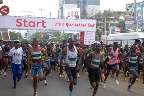 Kenya peringati Hari AIDS Sedunia dengan lomba maraton