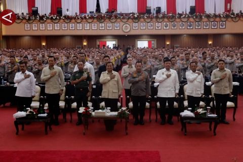 Pesan Presiden saat hadiri pembukaan Apel Kasatwil Polri 2024