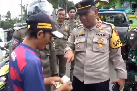 Polisi amankan 15 joki dalam razia di jalur alternatif Puncak Bogor