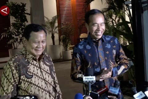 Prabowo jamu Jokowi di Kertanegara, Jokowi: Karena kangen