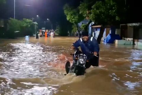 Sejumlah wilayah di Kabupaten Madiun terendam banjir