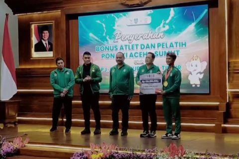 Pemprov Jatim kucurkan bonus bagi atlet peraih medali di PON XXI