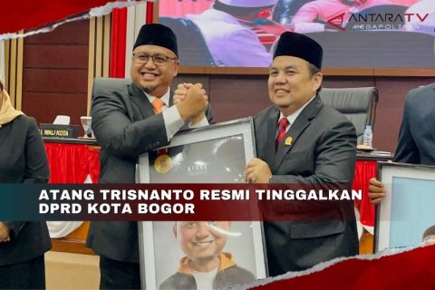 Atang Trisnanto resmi tinggalkan DPRD Kota Bogor