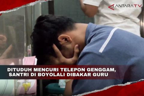 Dituduh mencuri telepon genggam santri di Boyolali dibakar guru