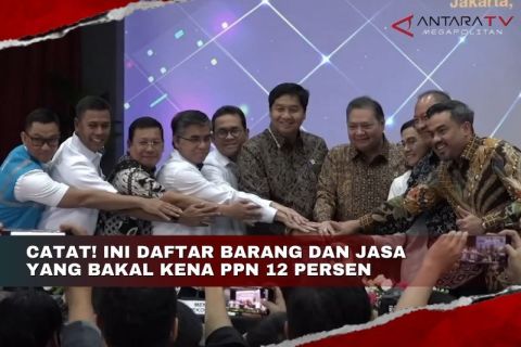 Catat! ini daftar barang dan jasa yang bakal kena PPN 12 persen