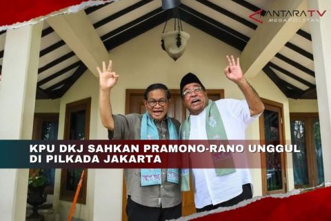 KPU DKJ sahkan Pramono-Rano unggul di Pilkada Jakarta