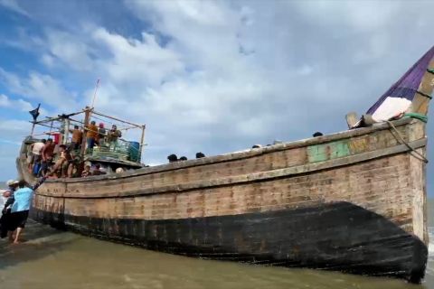 73 imigran Rohingya terdampar di perairan Aceh Timur