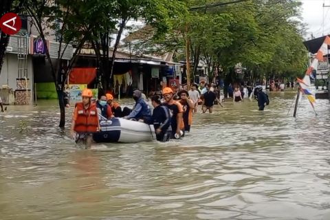 Banjir Samarinda landa permukiman, BPBD siaga evakuasi dan dapur umum