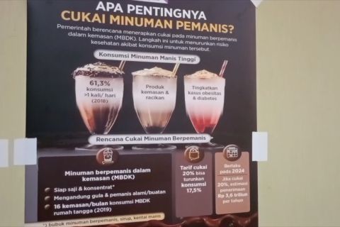 Kendalikan konsumsi gula, minuman manis kemasan bakal kena cukai