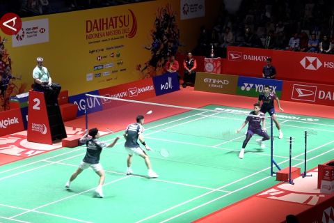 Fajar/Rian libas duo Malaysia dan melaju ke 8 besar Indonesia Masters