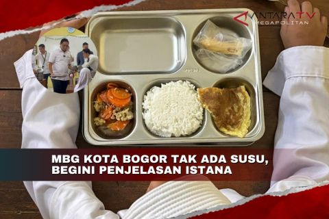 MBG di Kota Bogor tak ada susu, begini penjelasan Istana