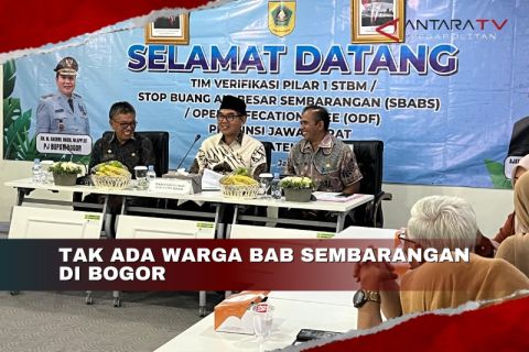 Tak ada warga bab sembarangan di Bogor