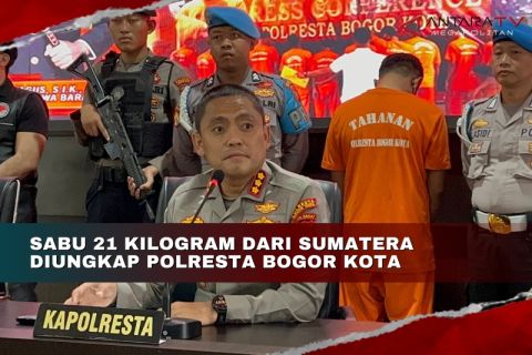 Sabu 21 kg dari Sumatera diungkap Polresta Bogor Kota