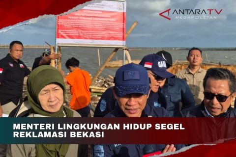 Kementerian Lingkungan Hidup segel reklamasi Bekasi