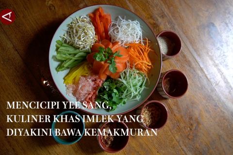 Mencicipi Yee Sang, kuliner khas Imlek yang diyakini bawa kemakmuran