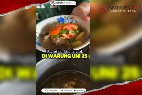 Daging kambing terenak di warung Uni 25