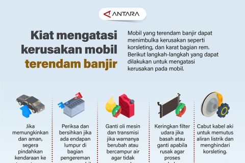 Kiat mengatasi kerusakan mobil terendam banjir