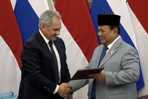 Dewan Keamanan Rusia temui Prabowo di Istana Merdeka, bahas apa?