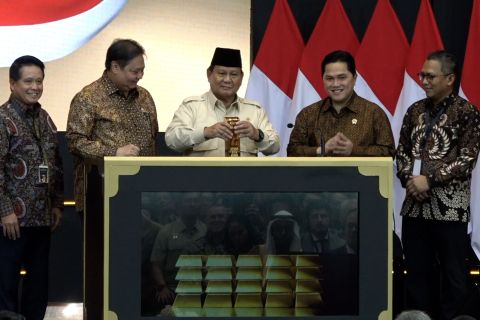 Presiden Prabowo resmikan Bank Emas pertama di Indonesia