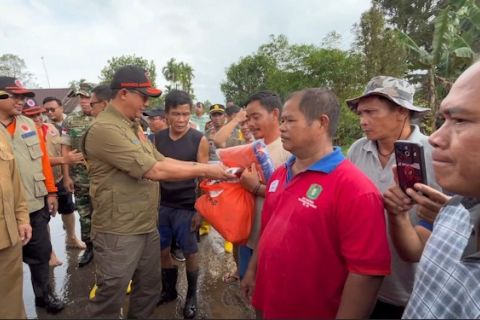 BNPB serahkan bantuan bagi korban banjir di Kubu Raya