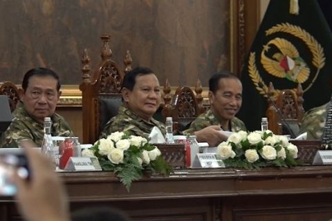 Prabowo secara khusus ucapkan terima kasih ke SBY dan Jokowi