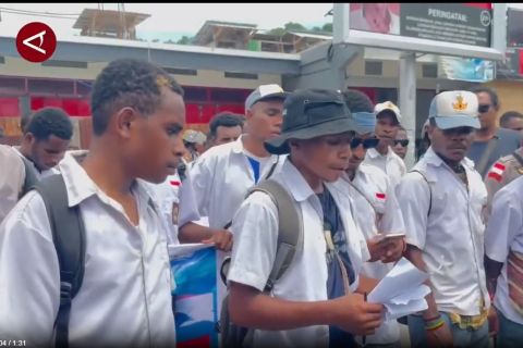 Geger! Demo siswa tolak makan gratis di Jayapura diduga ditunggangi KNPB - VIDEO