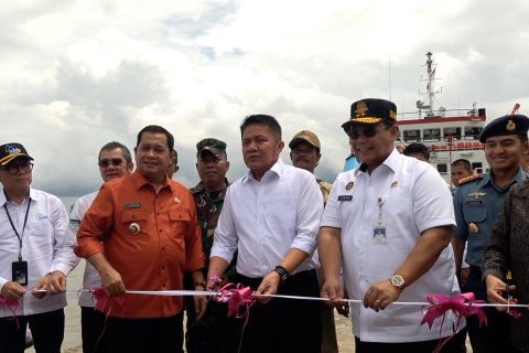 Gubernur Sumsel resmikan angkutan penyeberangan Sungai Sri Menanti