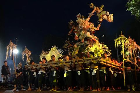 Parade 16 ogoh-ogoh terbaik se-Kota Denpasar, bukti penguatan budaya