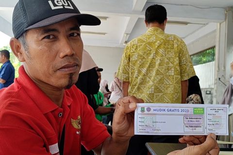 Warga Kota Cilegon antusias ambil tiket mudik gratis