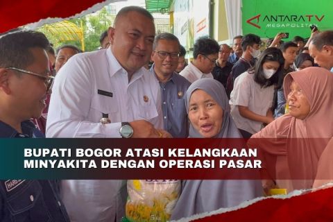 Bupati Bogor atasi kelangkaan Minyakita dengan operasi pasar