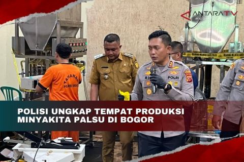 Polisi ungkap tempat produksi Minyakita palsu di Bogor