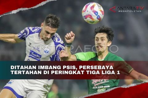 Ditahan imbang PSIS, Persebaya tertahan di peringkat tiga Liga 1