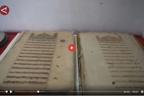 Al Quran 400 tahun kerajaan Gowa jadi bukti penyebaran islam di Sulsel - VIDEO