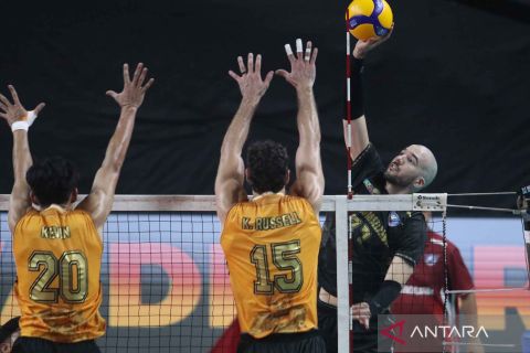 Palembang Bank Sumselbabel menang dramatis 3-2 atas Jakarta Bhayangkara Presisi