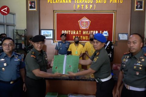 Dandenpom II/3 Lampung temukan bukti transfer kasus penembakan polisi